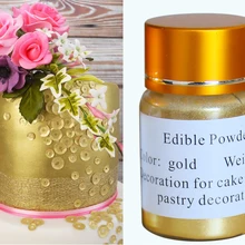 7 г в бутылке съедобный золотой порошок, ручной работы шоколадный помадка торт выпечки, украшения искусства пищевой порошок Украшение кондитерских изделий