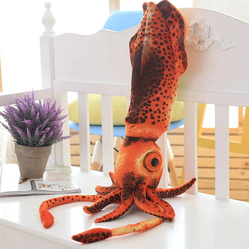 60 см моделирование кальмар осьминог плюшевые игрушечные лошадки Свадебные обручение Рождественский подарок для женщин д