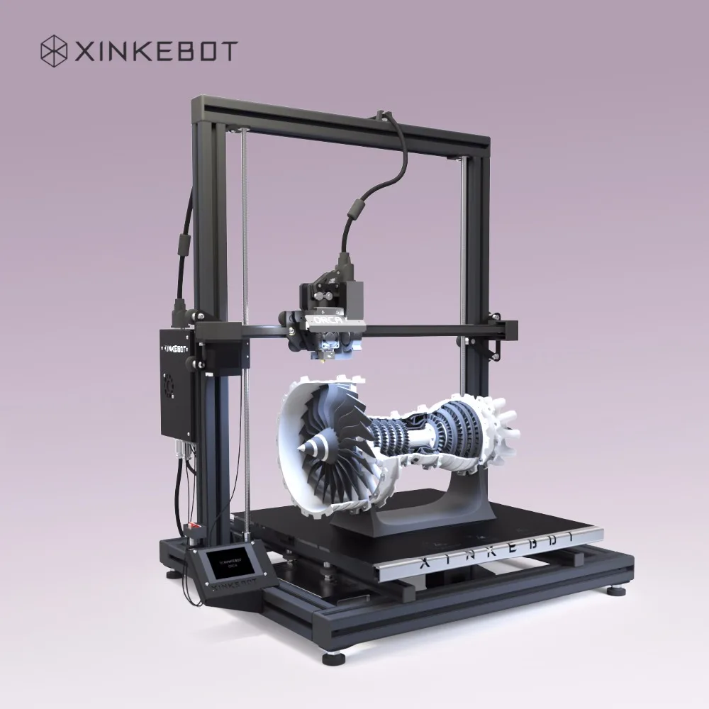 Large 3D Printer Dual Extruder 3D Printer 410x410mm Heated Bed Xinkebot Orca2 Cygnus DIY 3D Printer