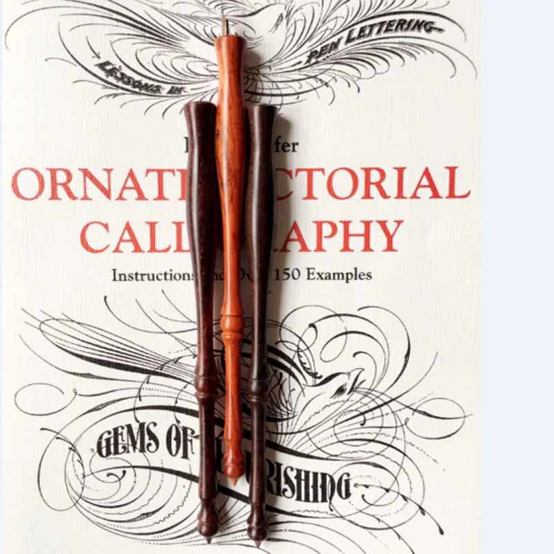 Английский профессиональный каллиграфия Roosewood прямой держатель для перьевой ручки италия Готическая перьевая ручка