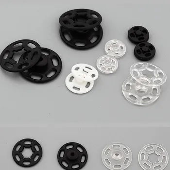 

100pcs Plastic Sewing Snap Fastener Press Studs Nylon Buttons For underclothes Leather Craft DIY Accessories