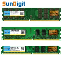 SunDigt DDR2 800 PC2 6400 5300 4200 1GB 2GB 4GB 8GB Desktop PC RAM Memory Compatible DDR 2 667MHz 533 MHz Multiple Models DIMM SunDigt DDR2 800 PC2 6400 5300 4200 1GB 2GB 4GB 8GB Desktop PC RAM Memory Compatible DDR 2 667MHz 533 MHz Multiple Models DIMM