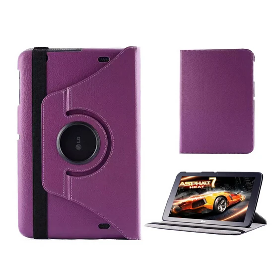 

New Rotating 360 Degree Folio Stand Rotary Leather Case Protective Cover For LG GPad G Pad 10.1 V700 VK700 10.1" Tablet