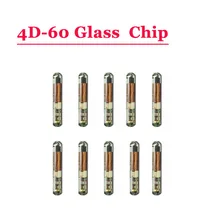 ID 4D 60(T7) стеклянный чип приемоответчика для Ford(10 шт./лот