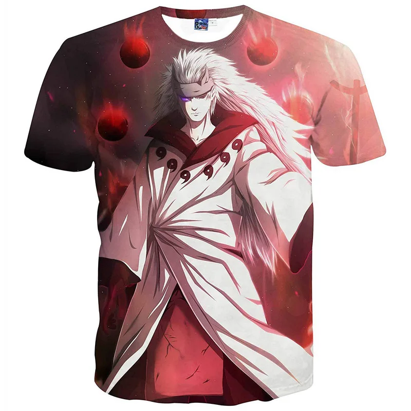 

3D T-shirts Men Clothes 2019 Naruto 3D Print Fashion Anime Streetwear Short Sleeve Oversize 2XL Tee Shirt Fashion Top