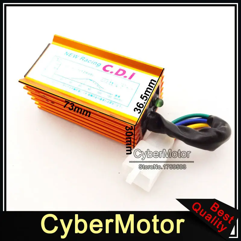 Motorcycle 5 Pin Racing Ignition AC CDI font b Box b font For 50cc 70cc 90cc