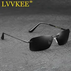 Новинка 2019 года lvvkee Роскошные дизайн драйвер прямоугольник Защита от солнца очки для мужчин вождения поляризационные солнцезащитные
