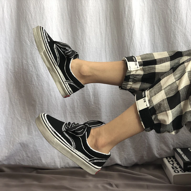 

2018 New Arrival Fashion Shoes Women Sneakers Wedge Casual Shoes Female Canvas Shoes