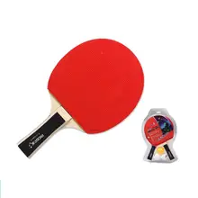 2Pcs Professional Table Tennis Rackets Ping Pong Paddle Training Bat Set with 3 Balls