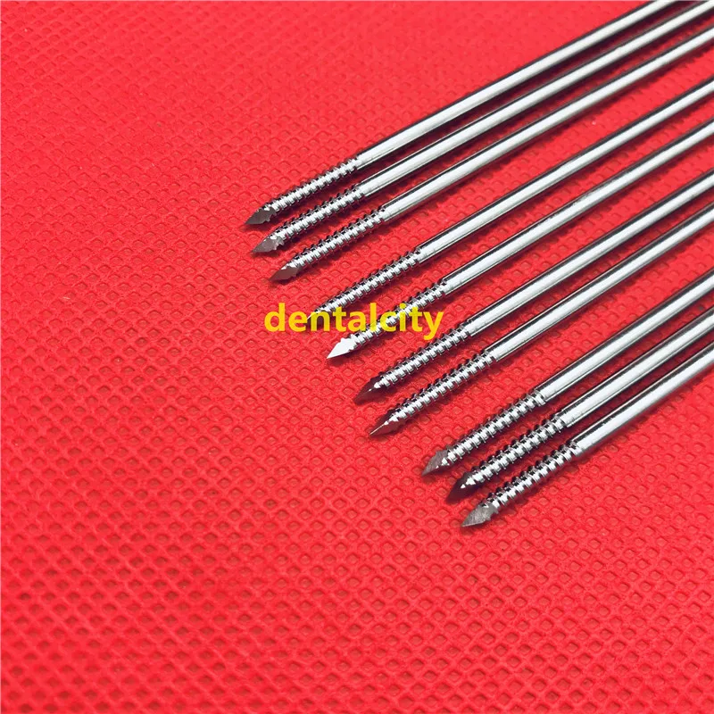 

10pcs Stainless steel partial threaded Kirschner wires Veterinary orthopedics Instruments