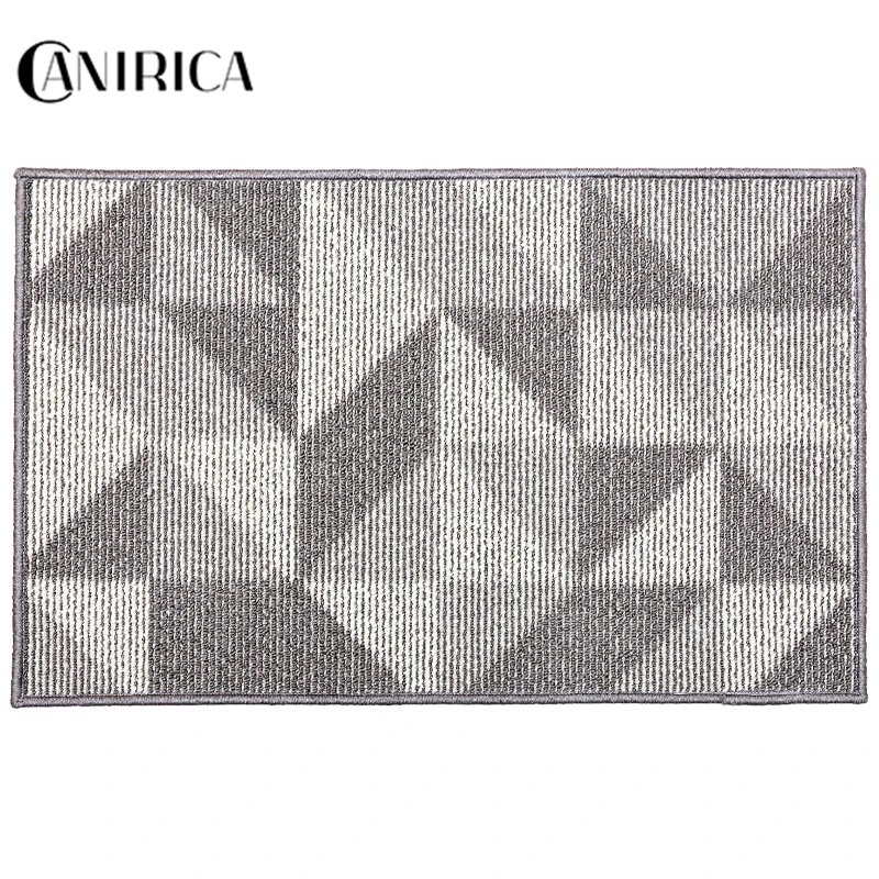 CANIRICA Doormat Modern Carpets For Hallway Kitchen Rugs Home Decorative Geometric Stair Floor Mats For Living Room Customized