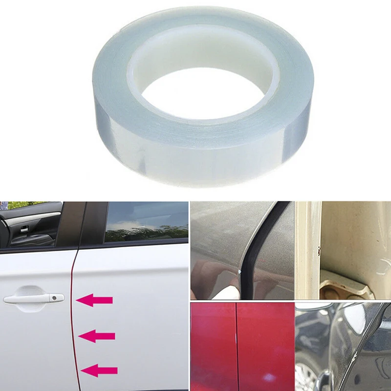 2cm*3M Universal Car Anti Collision Side Door Edge Guard Door Sill Scuff Plate Protection Sticker Strip For cars