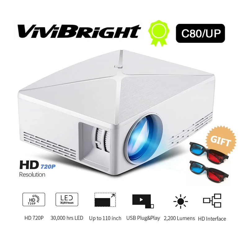 HD جهاز عرض صغير C80/C80UP ، 1280x720 القرار ، الروبوت WIFI Proyector ، LED المحمولة HD متعاطي المخدرات للسينما المنزلية ، اختياريه HD جهاز عرض صغير C80/C80UP ، 1280x720 القرار ، الروبوت WIFI Proyector ، LED المحمولة HD متعاطي المخدرات للسينما المنزلية ، اختياريه