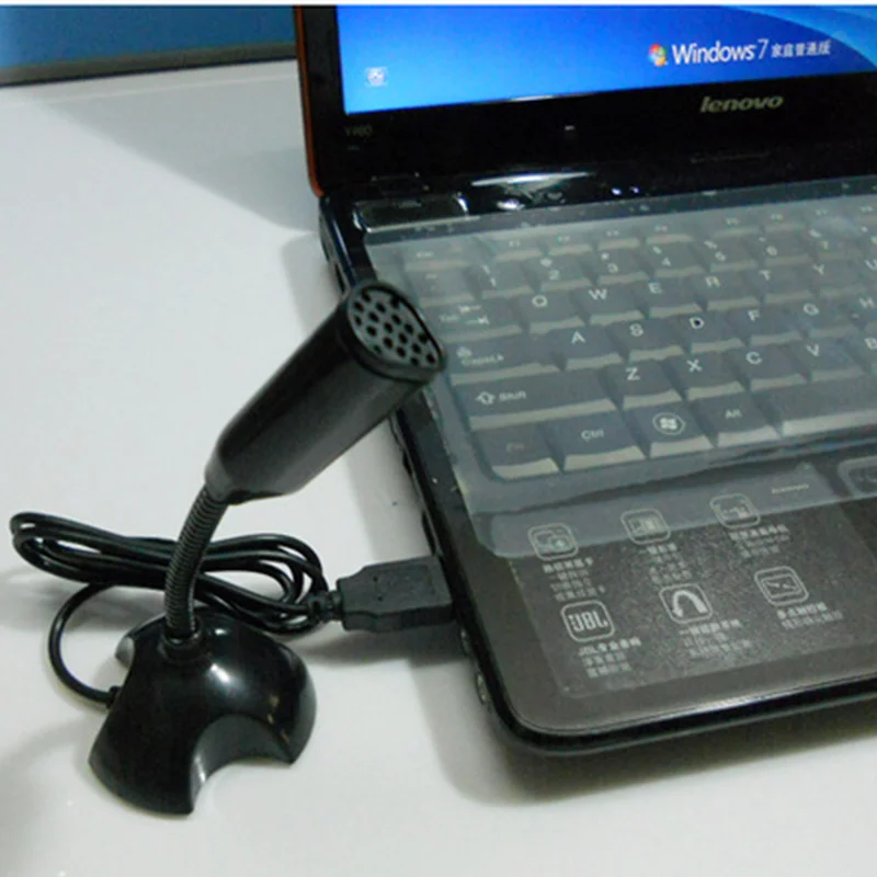 Basix Mini USB микрофон для компьютера PC Тетрадь ноутбук Skype KTV Студия Речь пения видео