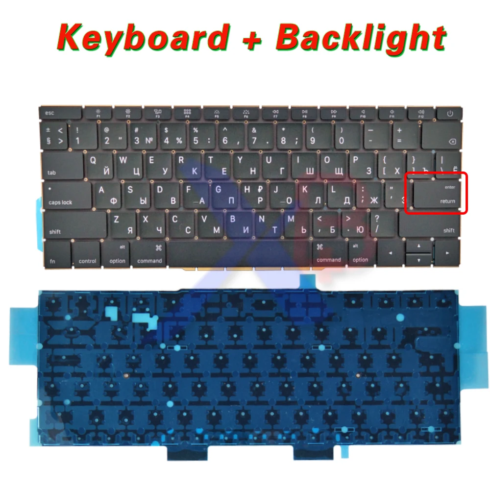 Новая клавиатура A1708 Small Enter RS для Macbook Pro Retina 13 &quotA1708 русская с