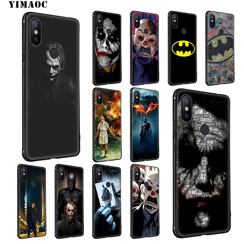 YIMAOC Batman Dark Knight Soft Silicone Case for Xiaomi Redmi 7A Note 7 6 6A 5 4 4X 4A 5A S2 Plus K20 Pro Lite |