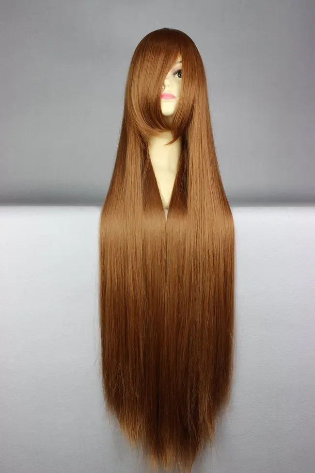 &ampWholesale&amp&gt&gt long light brown straight hair 100cm |