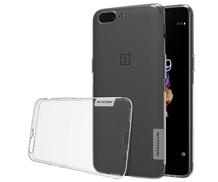 oneplus 5 oneplus5 TPU Case Nillkin Gel Clear Transparent Nature Silicone Cover For 1 plus 5 A5000 one plus 5 (5.5'') cover case (8)