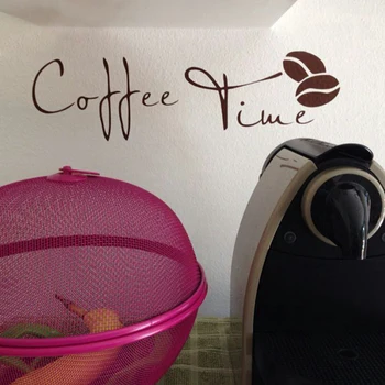 Coffee Wall Art Decal Sticker , vinyl coffee wall stickers for coffee shop or office decor 5