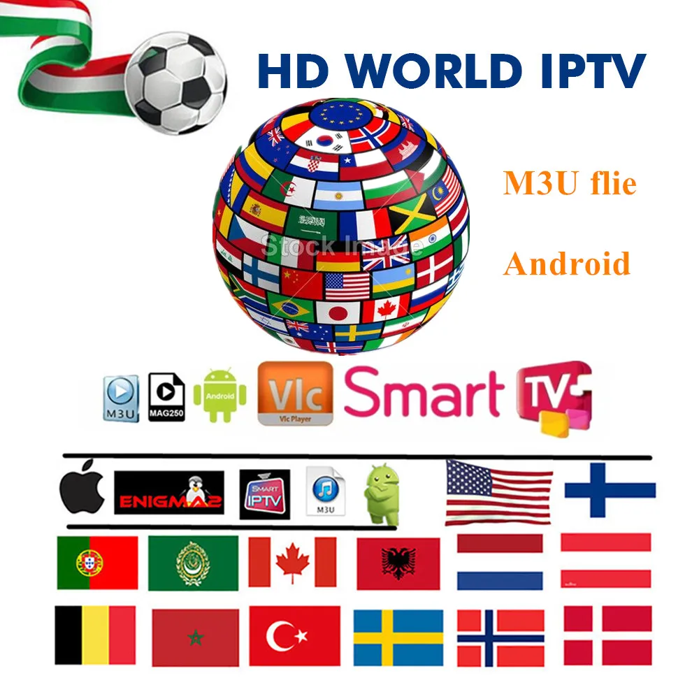 

IPTV Europe Nordic Israel Sweden Spain Portugal Italy Dutch UK Arabic IPTV M3U Subscription 4 Android Smart TV Mag Enigma2