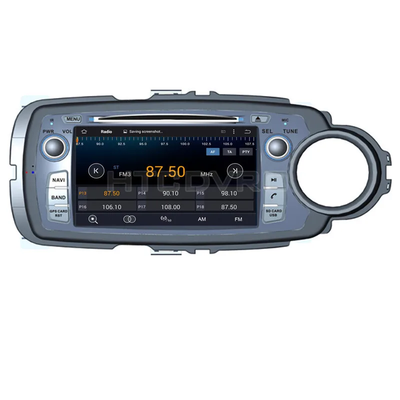 Discount YMODVHT 7inch 4G Octa Core Android 9.0 7.1 Car DVD Player for Toyota Yaris RHD 2011- GPS Auto RDS Radio Audio Video Stereo 16
