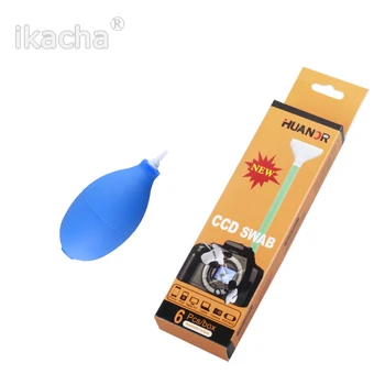 

2in1 Camera Cleaning Full Frame 24mm CCD Swab Air Blower Cleaner Kit For Samsung Canon Nikon Sony Pentax DSLR Camera Filter