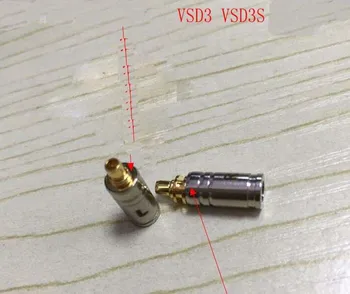 

New Style With Metal Shell Housing Earphone DIY Custom Solder Pins Plug For Vsonic VSD3 VSD3S 2PCS free shipping
