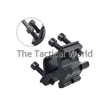 Тактическая, для охоты, для ружья QD Бабочка Кольцо Кронштейн Баррель трубы зажимы аксессуар 20 мм крепление для прицела рис рельс для фонарика