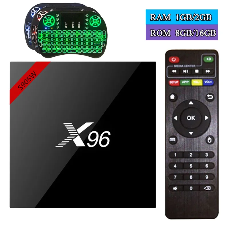 Original X96 X96W Android 7.1 Smart TV BOX 2G 16G Amlogic S905W Quad Core WiFi 4K Media Player Set top Box X96 mini Original X96 X96W Android 7.1 Smart TV BOX 2G 16G Amlogic S905W Quad Core WiFi 4K Media Player Set top Box X96 mini