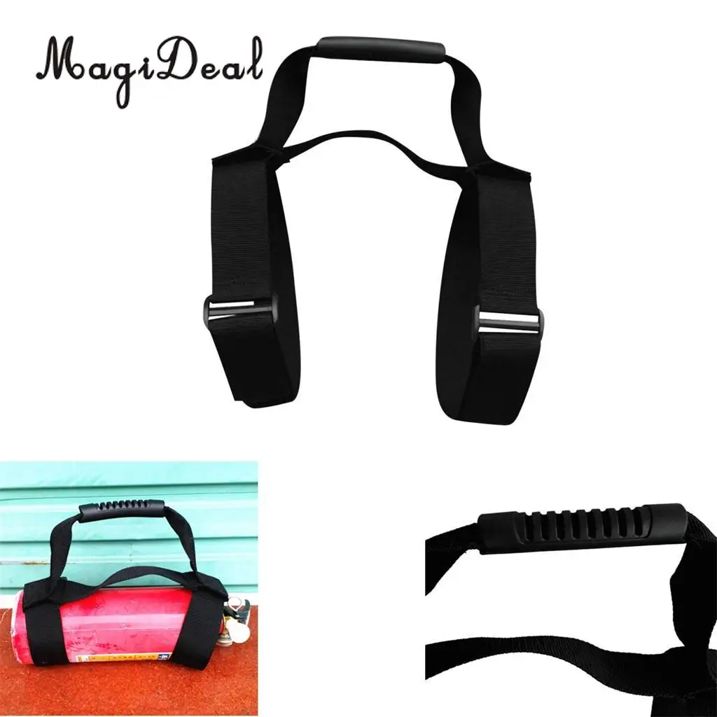MagiDeal Adjustable Scuba Diving Dive Tank Carry Webbing Strap Holder Carrier - Universal Fits All Air Cylinder Bottle