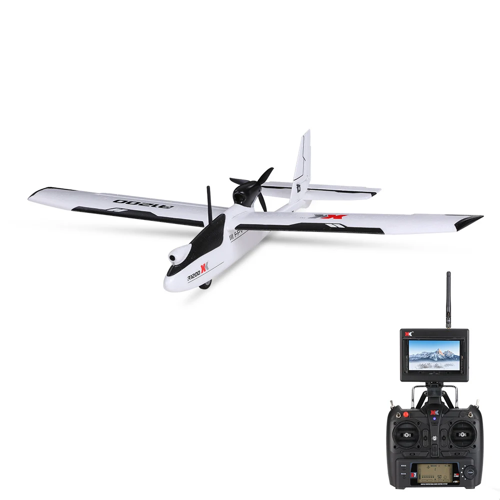 Квадрокоптер WLtoys XK A1200 3D 6G бесщеточный с фиксированным крыльем 5 8G FPV 2 4G 6CH S FHSS EPO