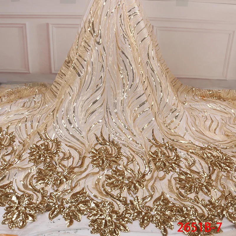Свадебная блестящая кружевная Золотая африканская кружевная ткань высокого качества нигерийские французские вечерние кружевные ткани для тюля кружевная ткань 2651b