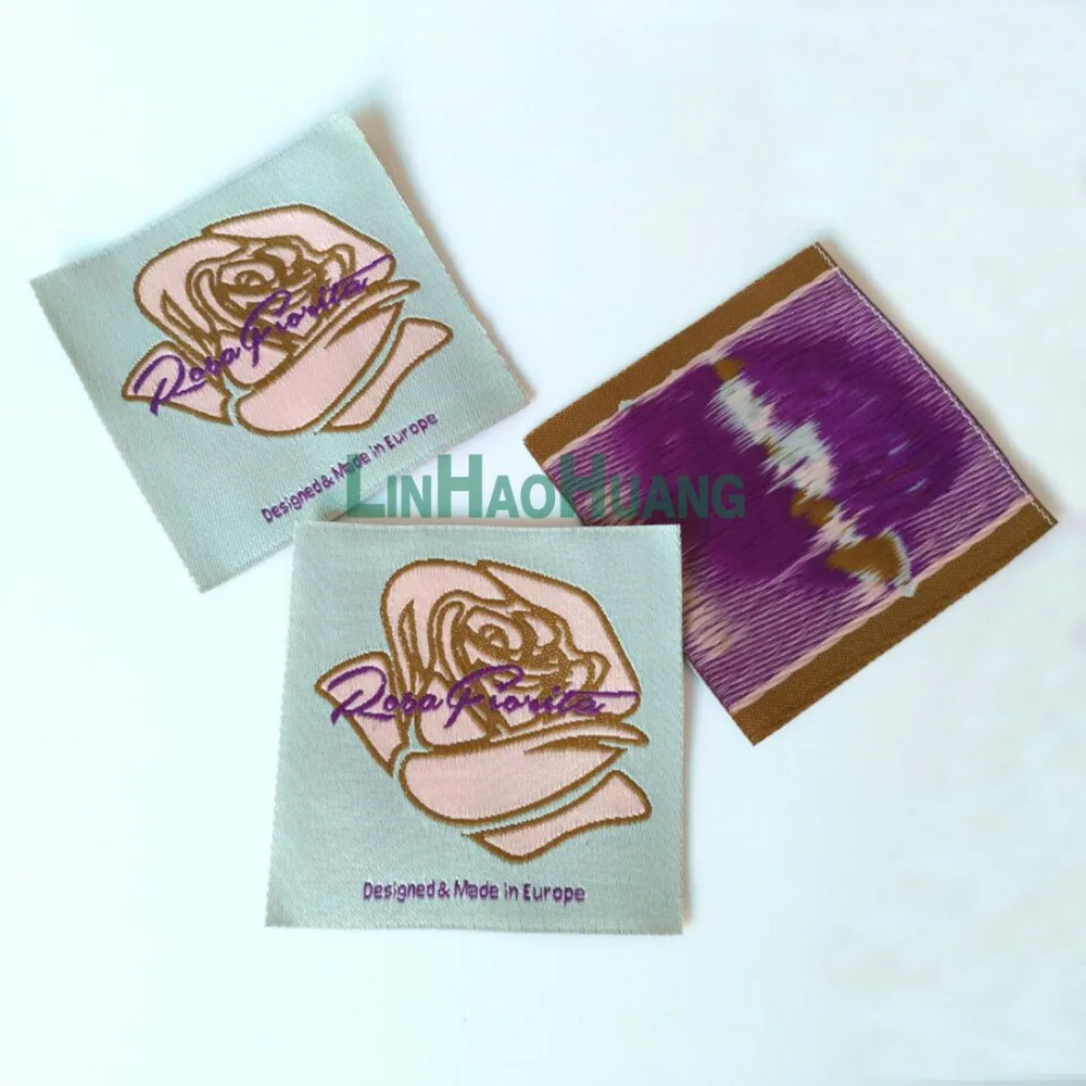 Wholesale 1000pcs Customized Garment Medium Size Labels Woven