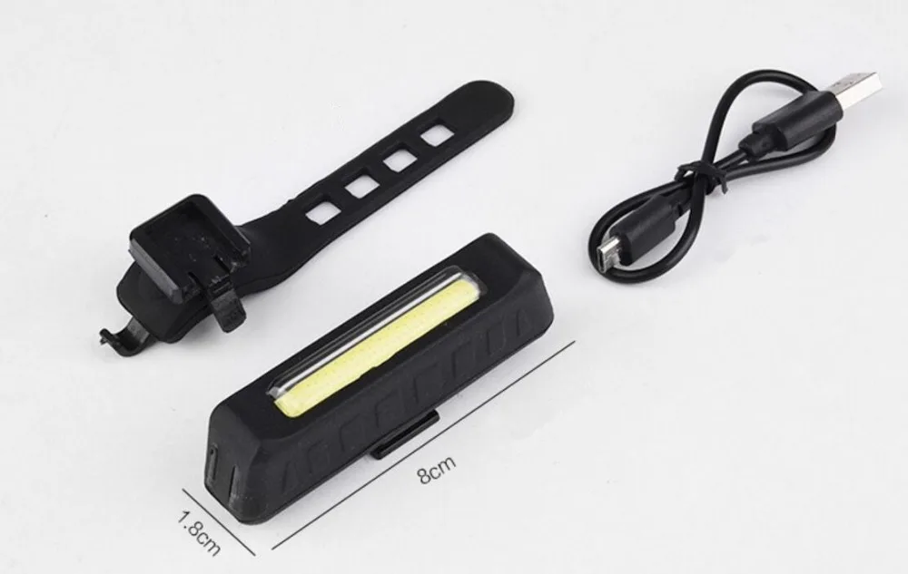 Perfect Bicycle light bike tail lights USB charging LED waterproof super bright mountain bike cycling warning light 3 color F110YQ 3