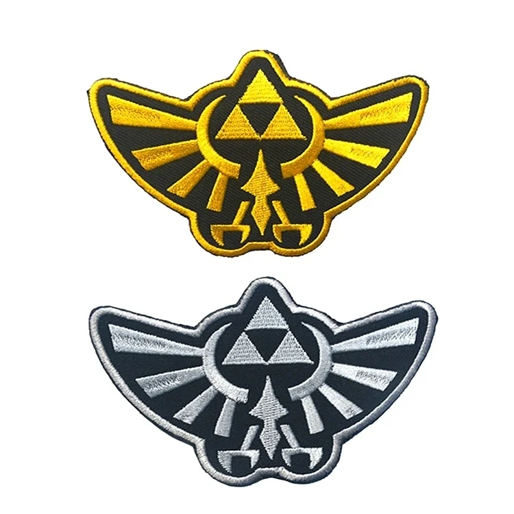 Нашивка Legend of Zelda с вышивкой, значок Hyrule's, Королевский герб, тактические декоративные аппликации для шитья