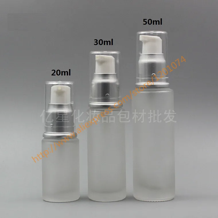 Download 20ml/30ml/50ml clear frosted Bottle With matte silver ... Yellowimages Mockups