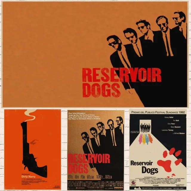 Best Price Reservoir Dog Classic Retro Movie Kraft Paper Poster Bar Cafe Dining room Decorative Paintings Best Price Reservoir Dog Classic Retro Movie Kraft Paper Poster Bar Cafe Dining room Decorative Paintings