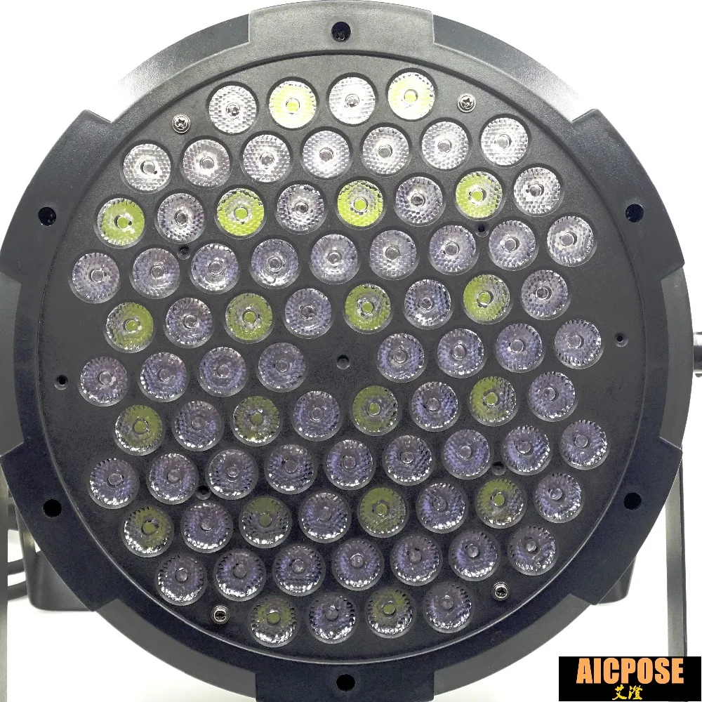 80x3 W цветная светодиодная лампа Par свет без каблука par led dmx512 Свадебная вечеринка в стиле диско освещение профессиональное студийное диджейское оборудование