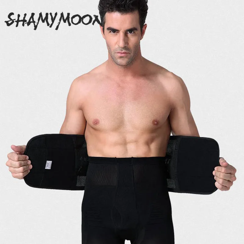 

Men Waist Belt Abdomen Fat Burning Girdle Belly Body Sculpting Shaper High Quality Corset Cummerbund Tummy Slimming Belts SP004