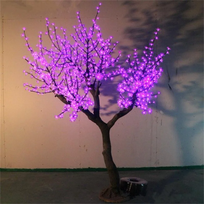 2.3Meter high 960pcs led blossom tree with outdoor tree lightsled