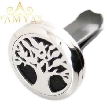 

Big Tree of Life Ocean 30mm Diffuser 316 Stainless Steel Car Aroma Locket Essential Oil Car Diffuser Lockets Free 40Pcs Pads