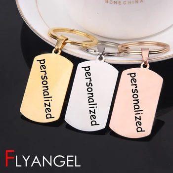 

Personalized Engraved Keychain Custom Name, Date, Sentence, Words,For Man Women Jewelry Keyring Car Key Tag Lover Couples Gift