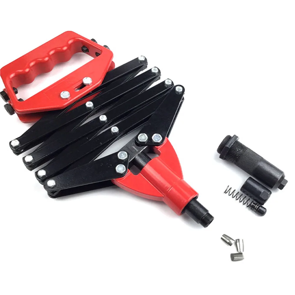 

Portable Nut Effort Saving Folding Core Pull Durable Home Heavy Duty Manual Practical Metal Hinged Riveter Riveting Tool Hand