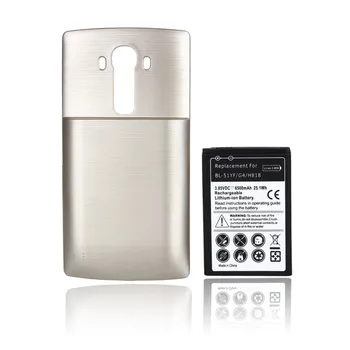 

For LG G4 H818 6500mah Li-ion Battery For LG G4 BL-51YF/G4/H818 High Capacity Battery With Back Door Cover