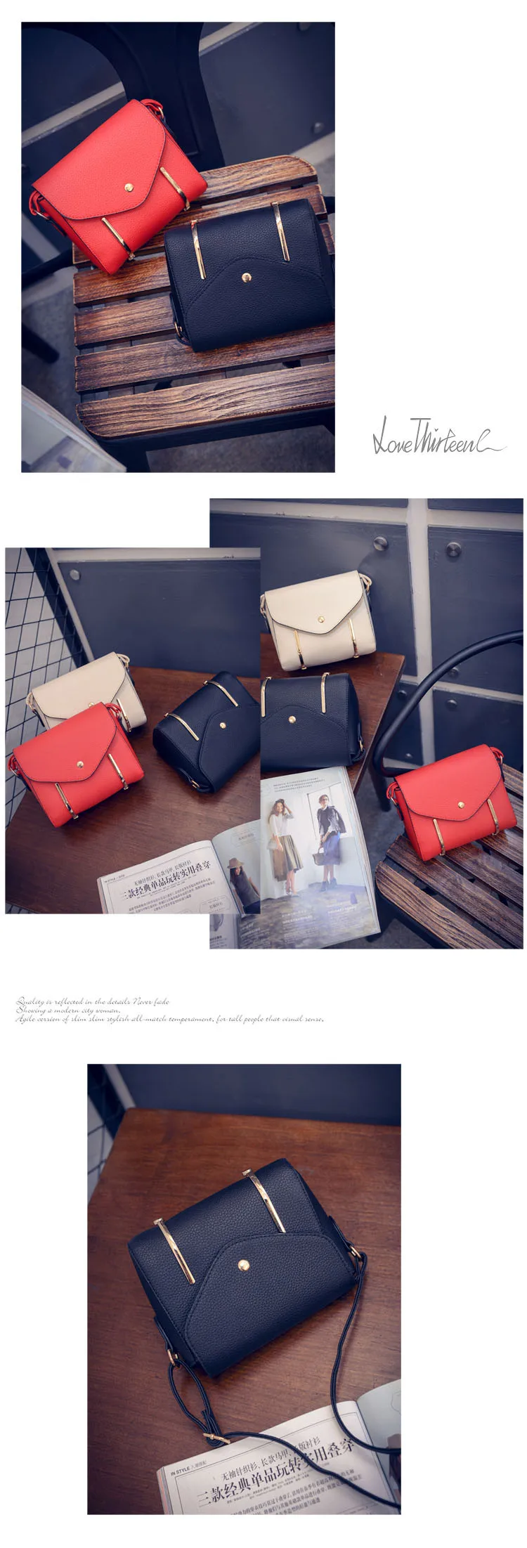 7 women bags 2016 summer new Korean mini messenger packages simple retro small square packet shoulder diagonal bag