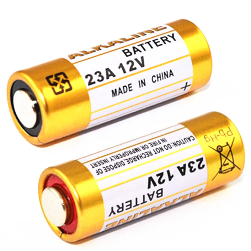 2 шт. 23A 12V сухая щелочная батарея 23AE 21/23 A23 23GA MN21 для дверного звонка, автосигнализации, музыкальными плеерами, автомобильный пульт дистанционного управления и т. д