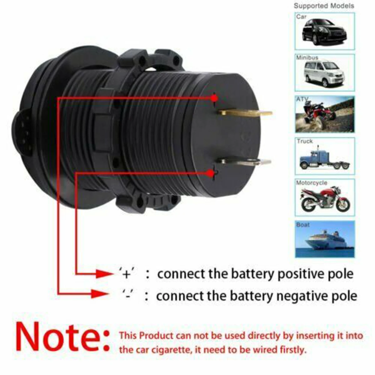 Быстрое Автомобильное зарядное устройство с двумя Usb портами а стандартный USB