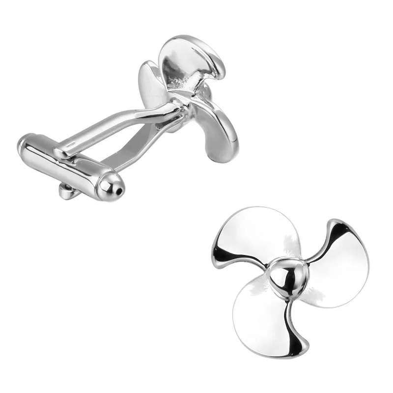 

Брендовые новые серебряные запонки в форме листьев, дизайнерские мужские аксессуары для одежды, домашние Свадебные Запонки