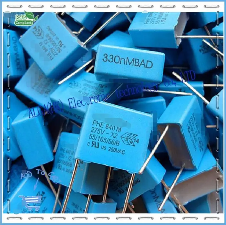 

PHE840MB6330M 0.33uf 330nf 334 275vac X2 safety film capacitor.