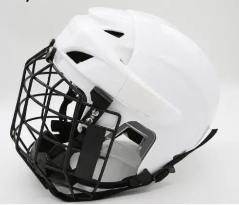 Высокого Качества EPS хоккейный шлем безопасности шлемы уличный спортивный защитный шлем - Цвет: Белый